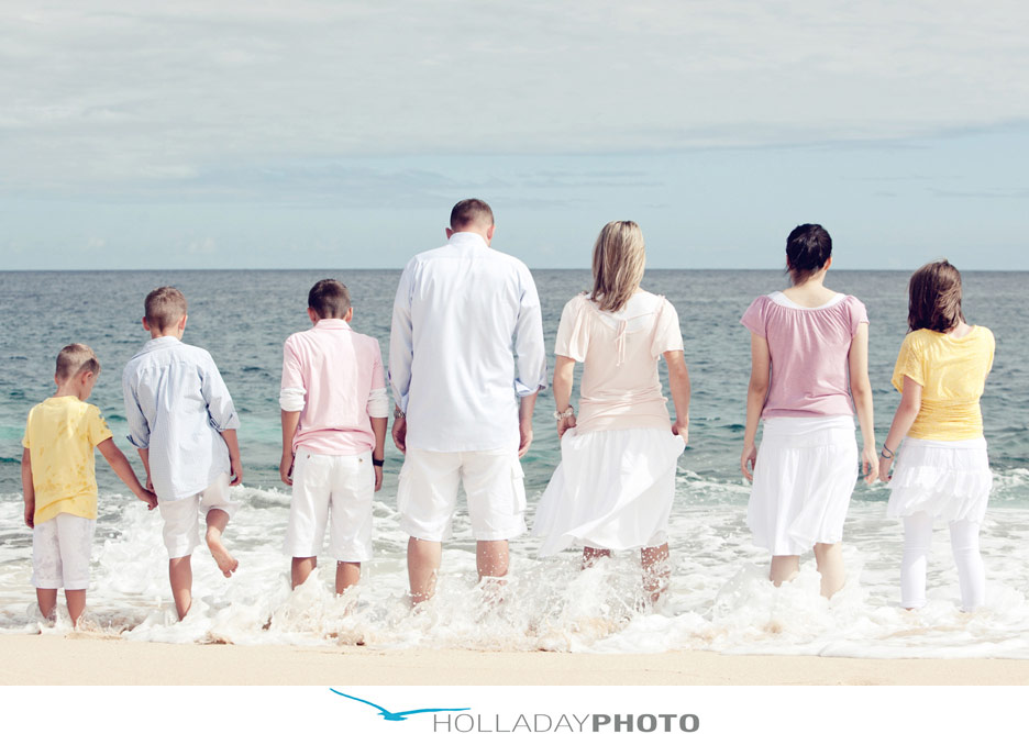 Hawaii Family Portrait beach and underwater photography